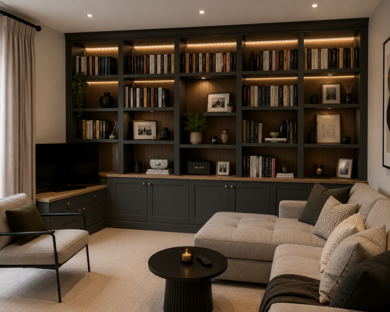 Modern cozy lounge with stylish decor Meridian Fitout